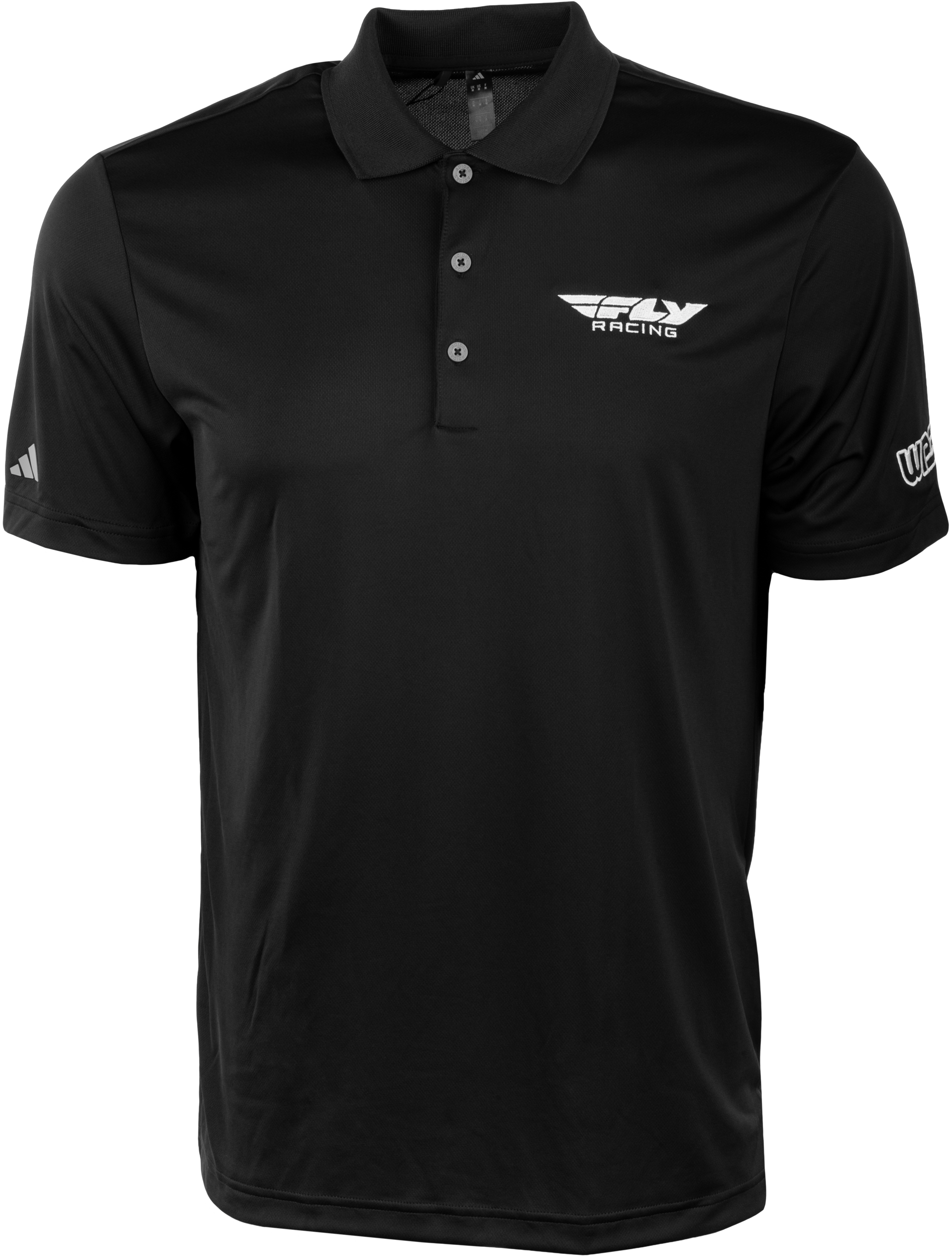 FLY RACING POLO BLACK/WHITE 3X