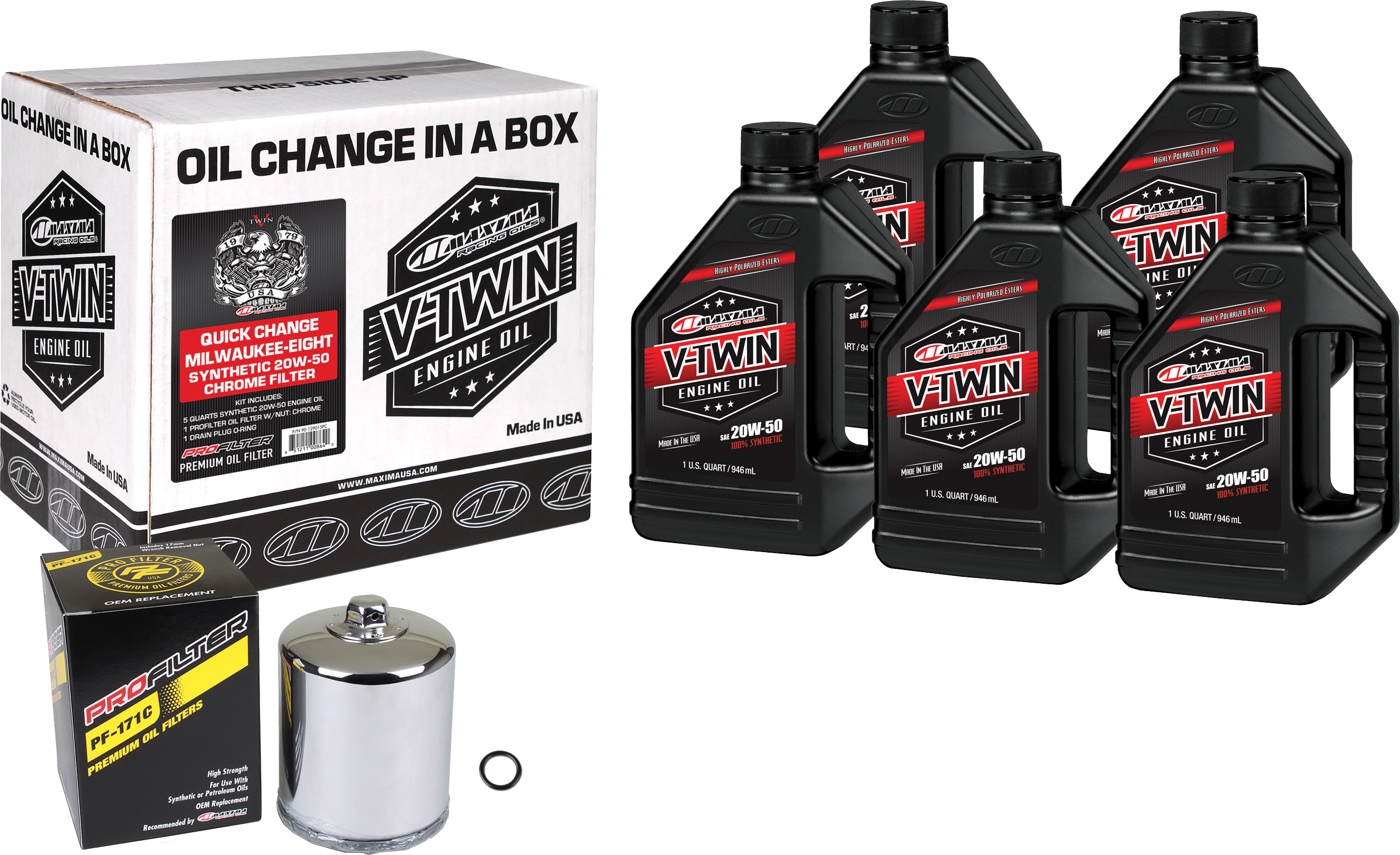 V-Twin Quick Change Oil Filter Kit