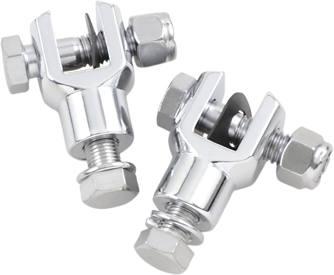 Replacement Chrome Foot Peg Clevis Mounts