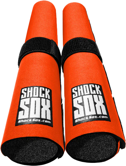SHOCK SOX  13" ORANGE UPSIDE DOWN OR CONV. FORKS