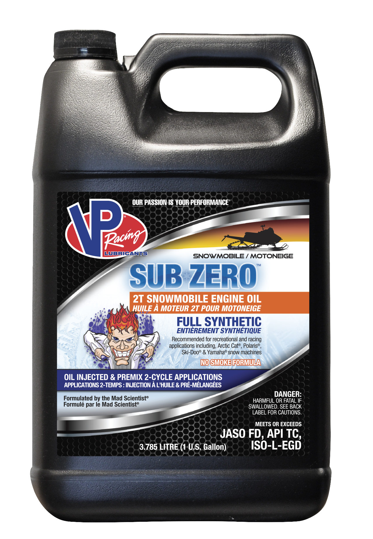 Sub-Zeros Syn 2T Snowmobile Oil