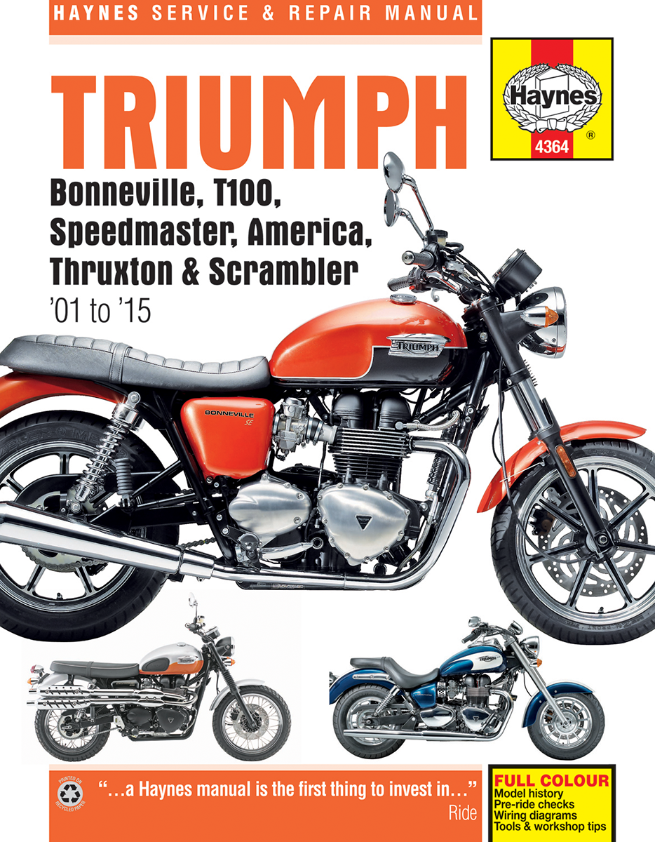 Motorcycle Repair Manual — Triumph