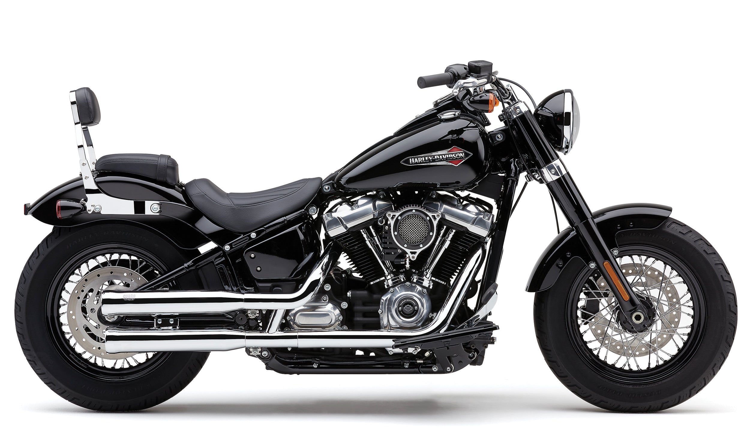 3" NH SERIES SLIP-ONS CHROME SOFTAIL 18-22