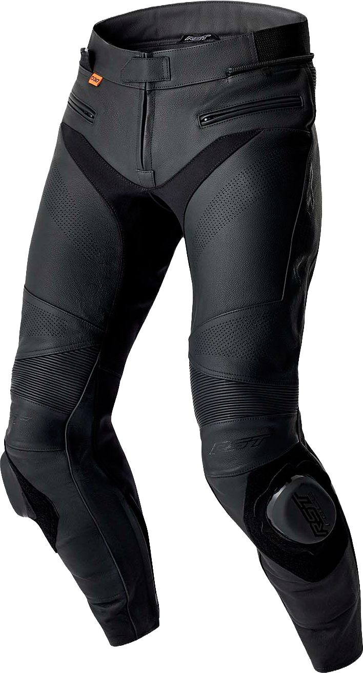 S1 D3O LEATHER LADIES PANTS BLACK 3XL