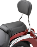 SHORT ROUND SISSY BAR W/PAD CHROME SUZ VOLUSIA 800/C50/M5