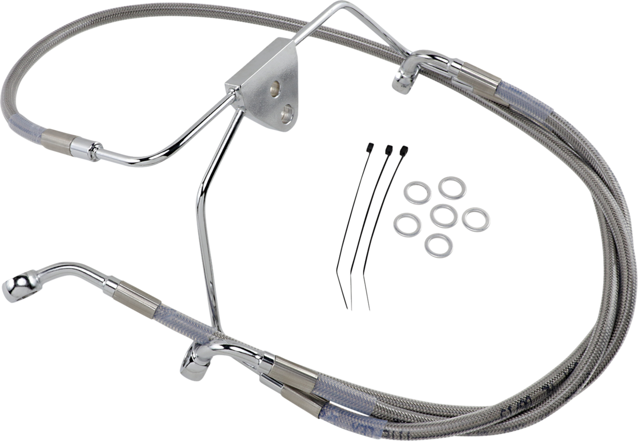 Extended Length Stainless Steel Brake Line Kit