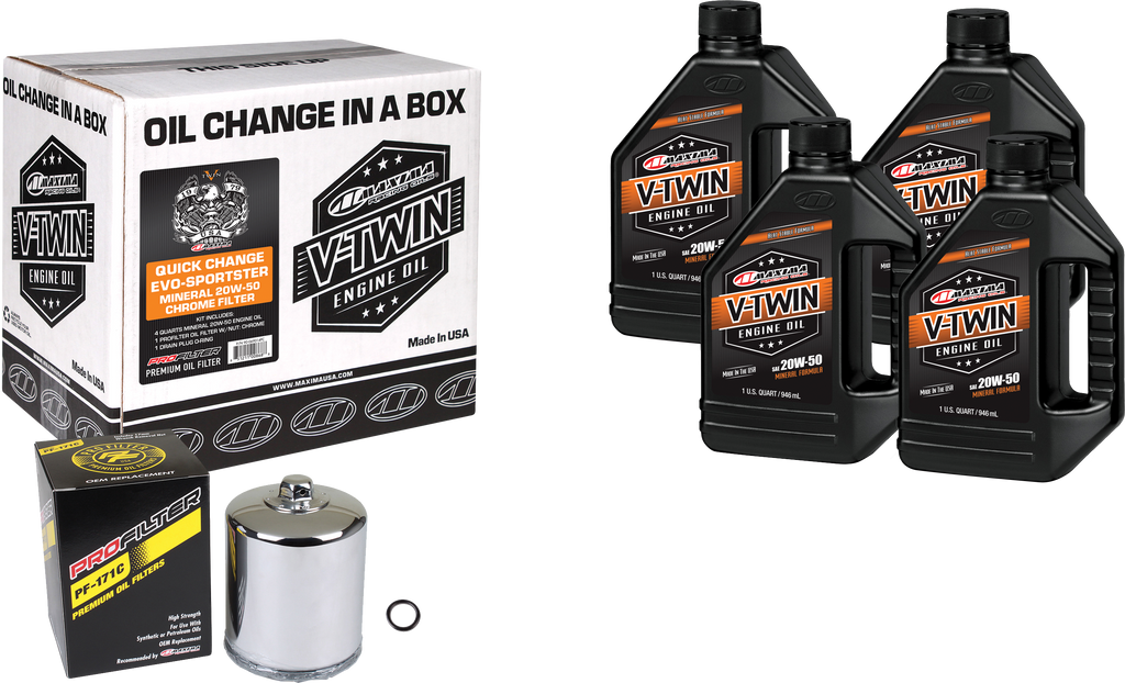 V-Twin Quick Change Oil Filter Kit