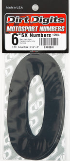 Super X Competition Stick-on Numbers