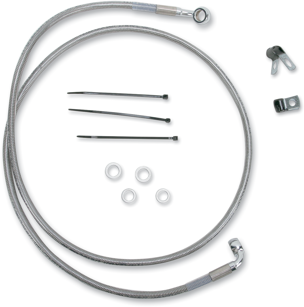 Extended Length Stainless Steel Brake Line Kit