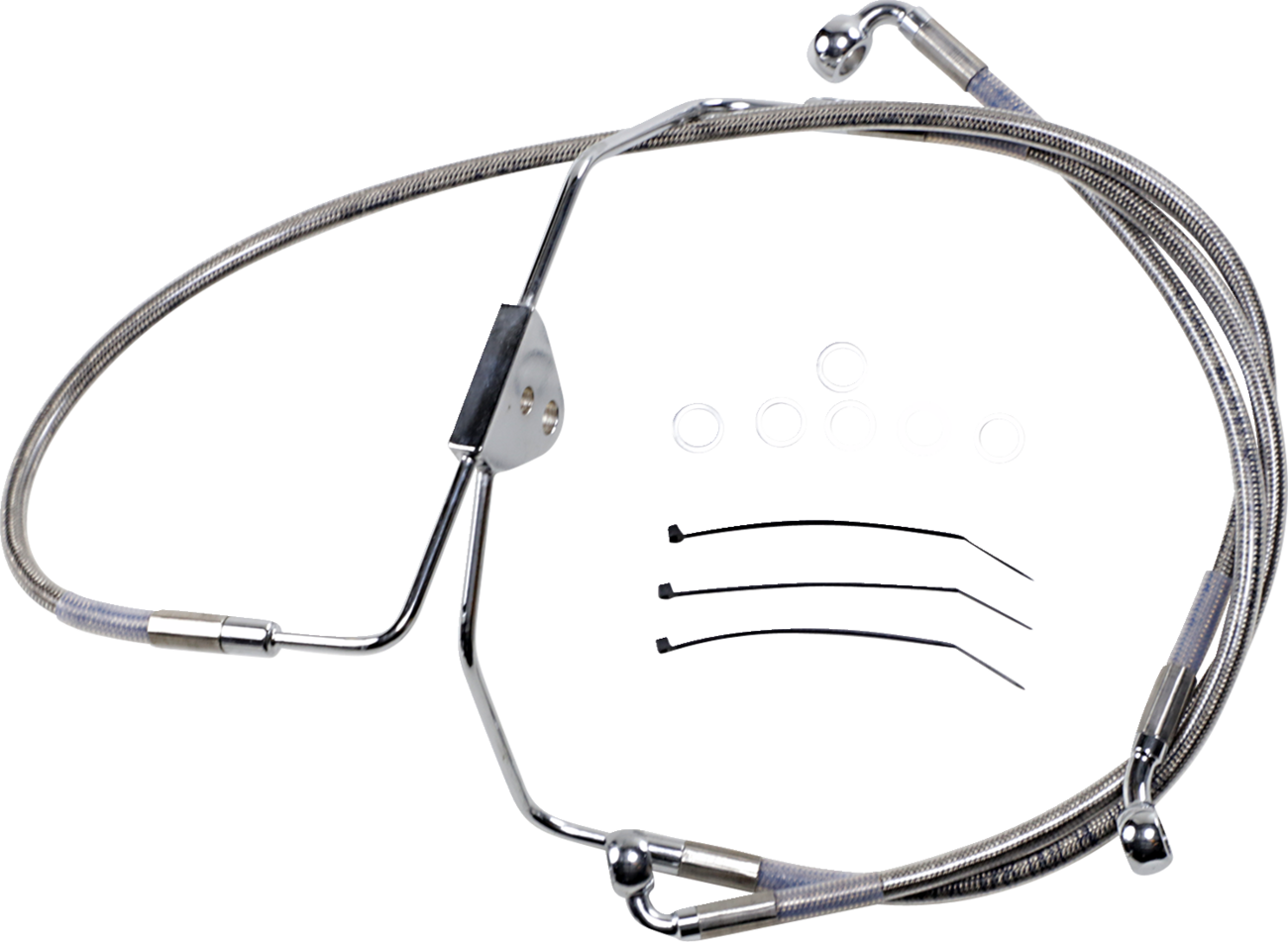 Extended Length Stainless Steel Brake Line Kit