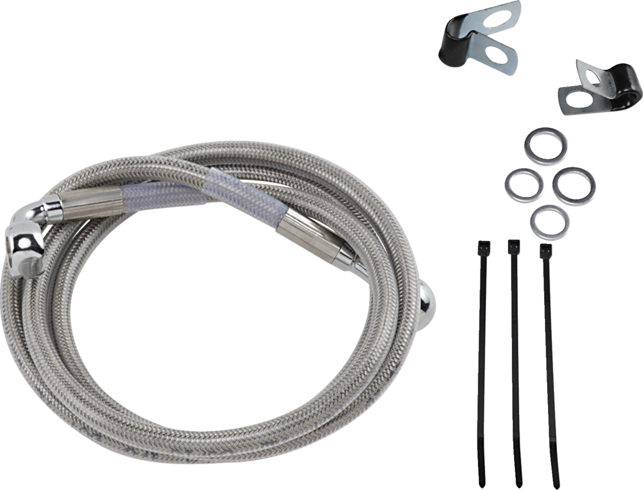 Extended Length Stainless Steel Brake Line Kit
