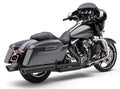 909-TWINS 4" SLIP-ONS BLACK FLH/FLT 17-22