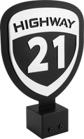 Helmet Tree Header Sign