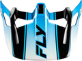 WERX-R CARBON FLOW VISOR BLACK/BLUE/WHITE