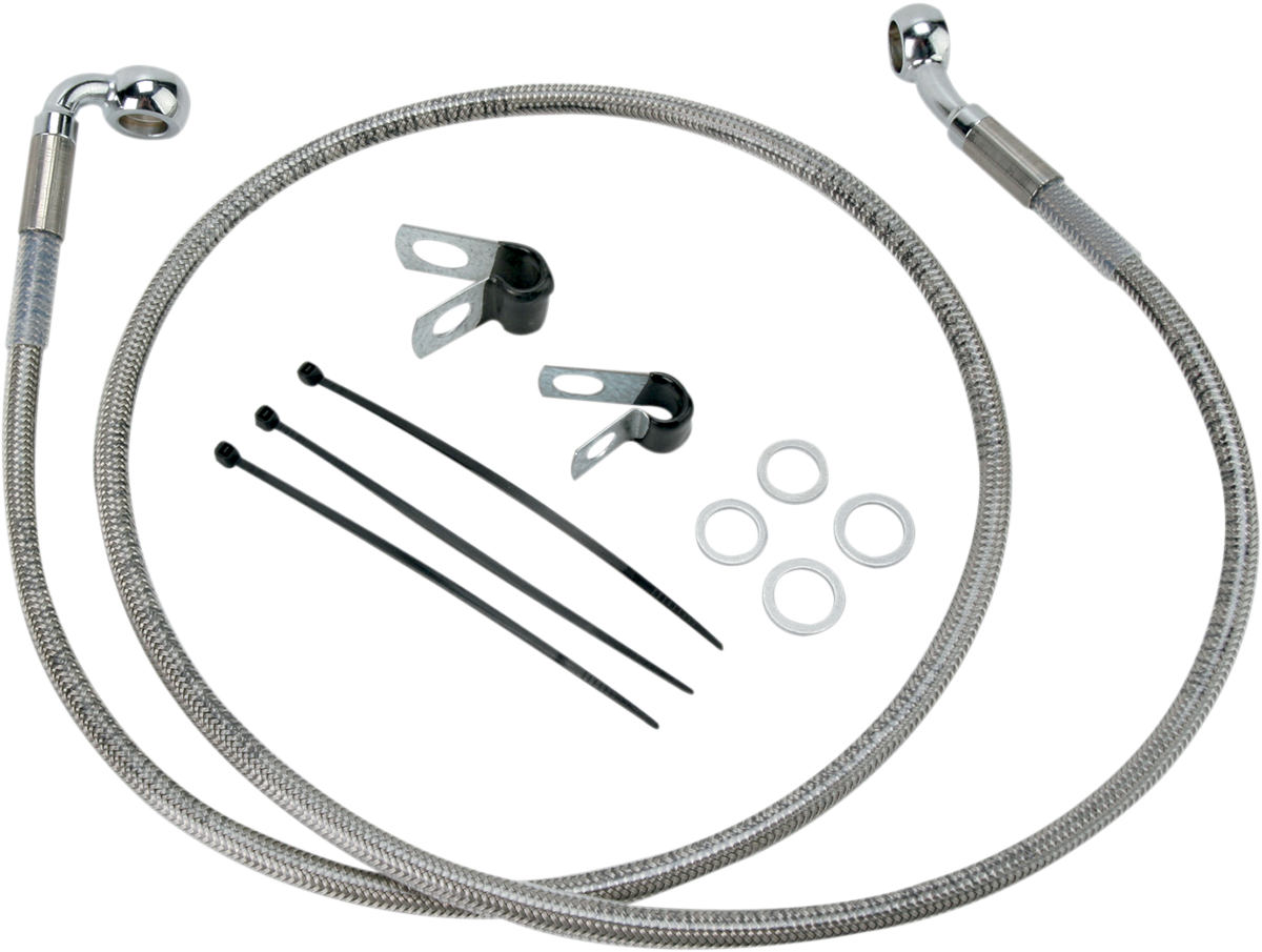 Extended Length Stainless Steel Brake Line Kit