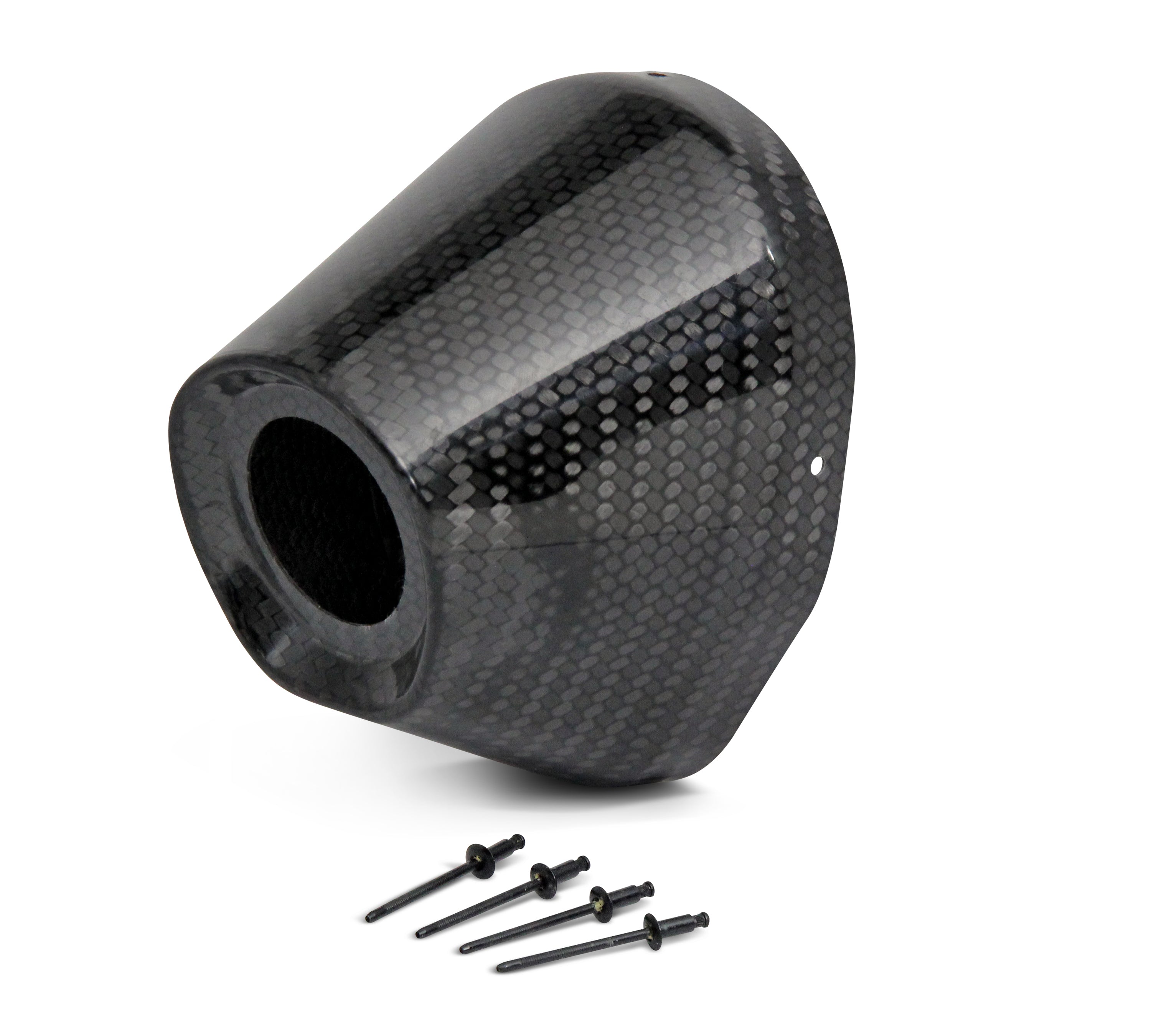 Exhaust Carbon End Cap