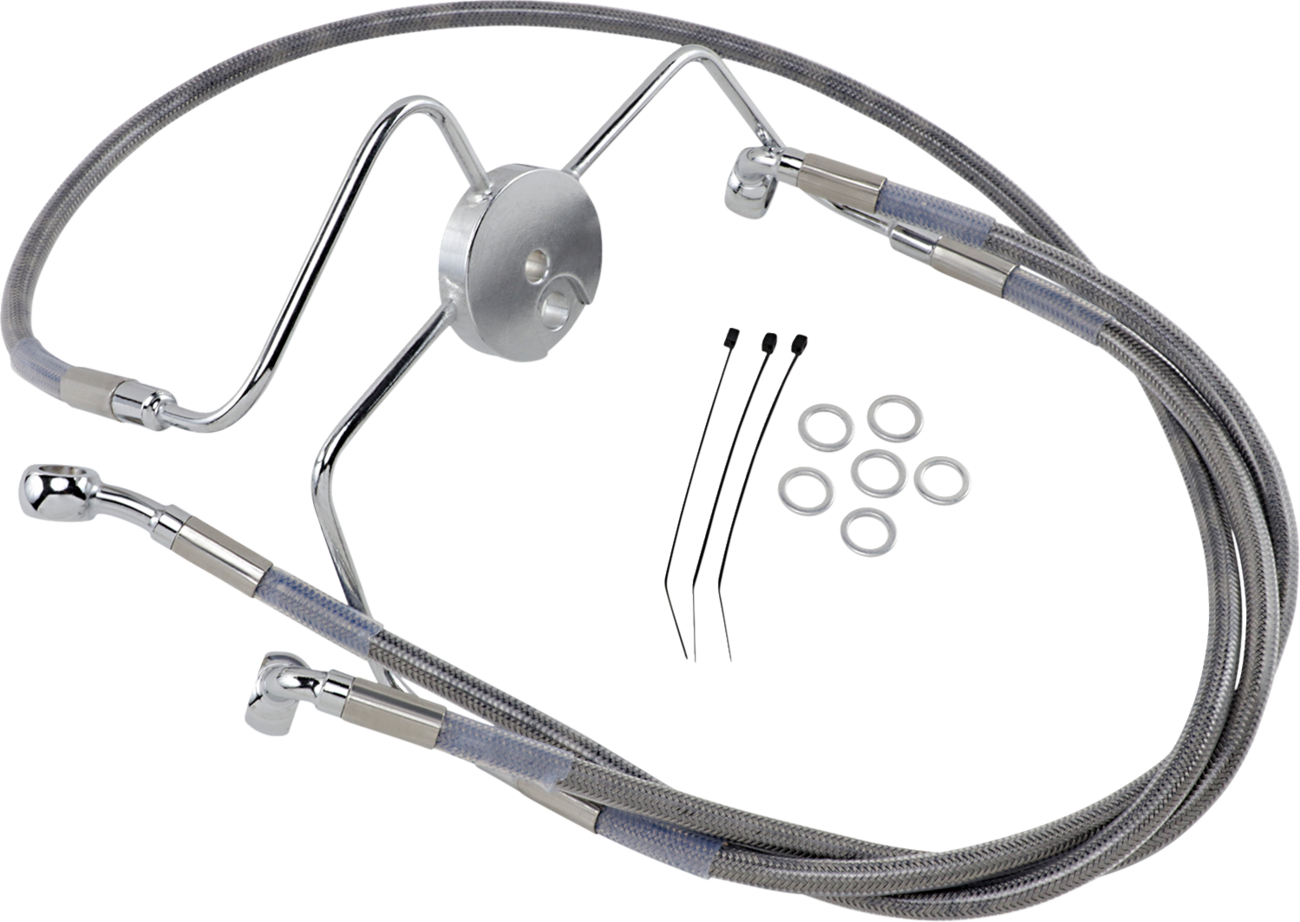 Extended Length Stainless Steel Brake Line Kit