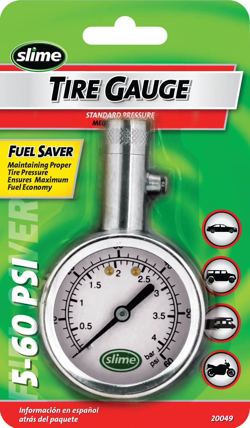 Tire Repair Gauge w/Bleed Valve
