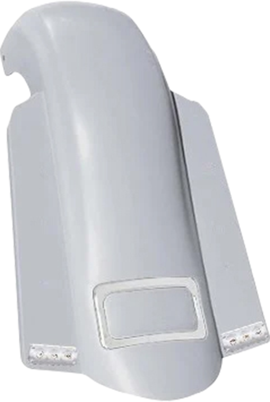 Short Sport SS Rear Fender with Plate Frame and Tri-Pod Rectangle Light Kit