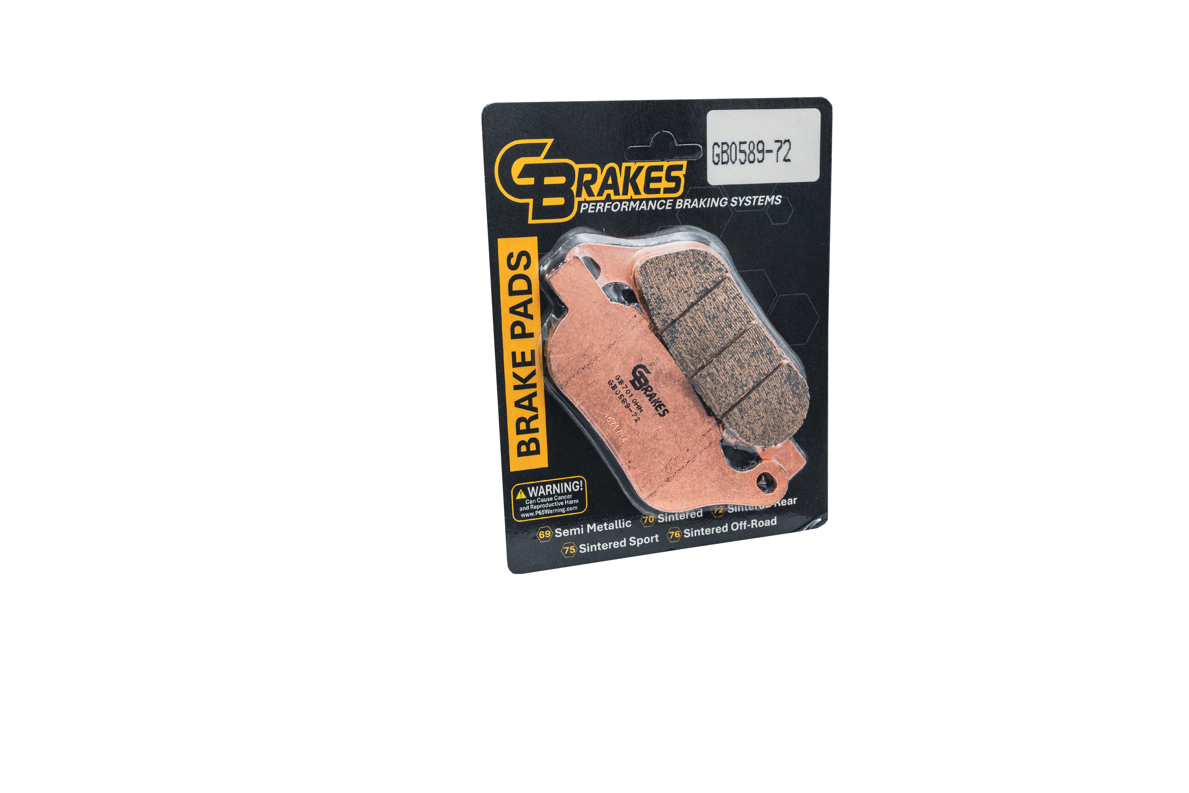 BRAKE PADS HH SINTERED REAR