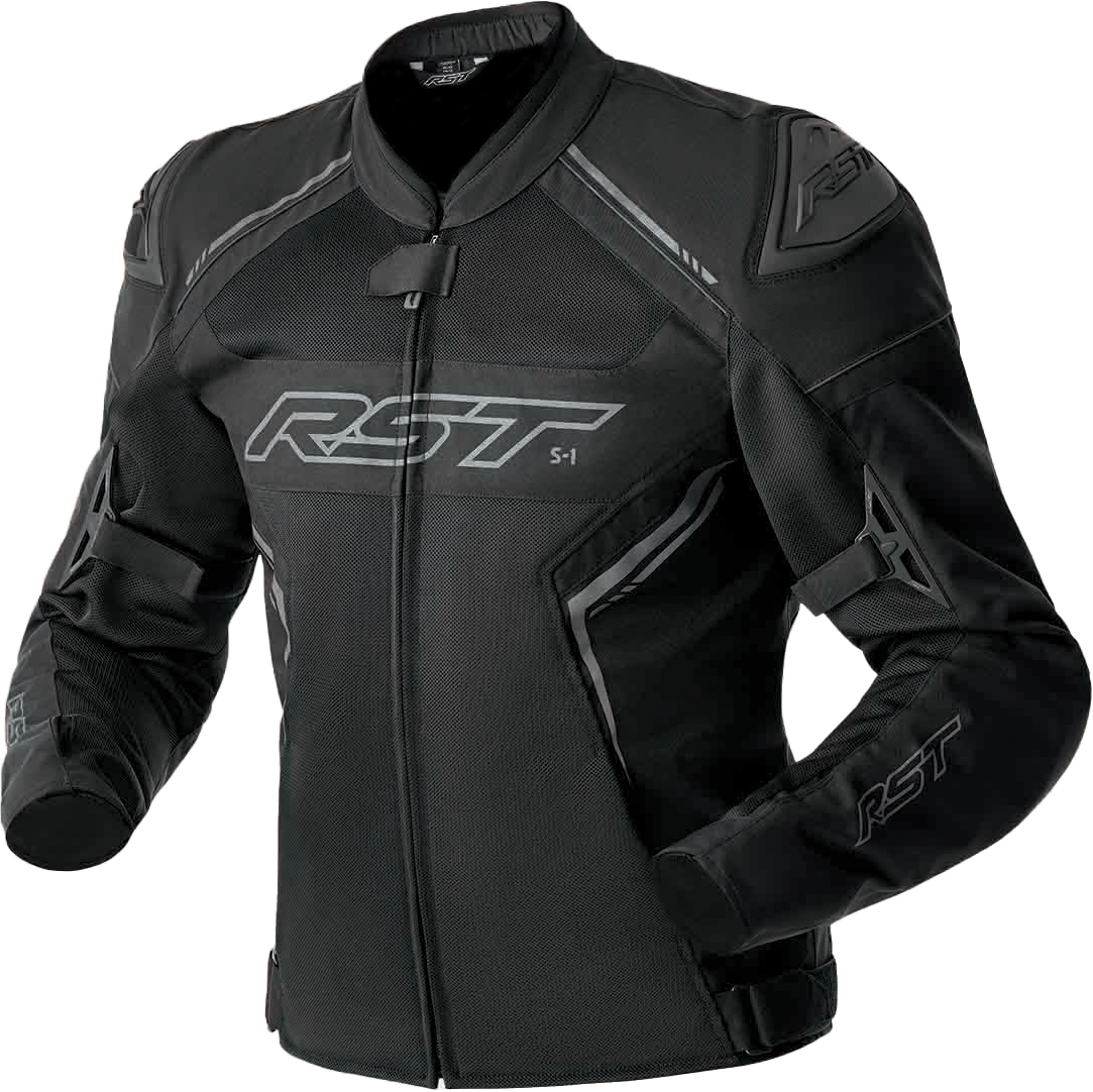 S1 D3O MESH LADIES JACKET BLACK TEXTILE MD