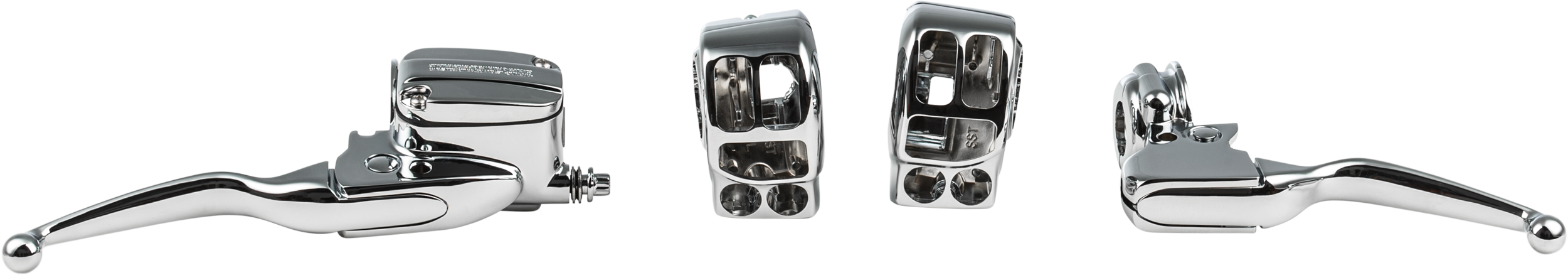 HANDLEBAR CONTROL KIT BLK CABLE CLUTCH `21-UP FLT