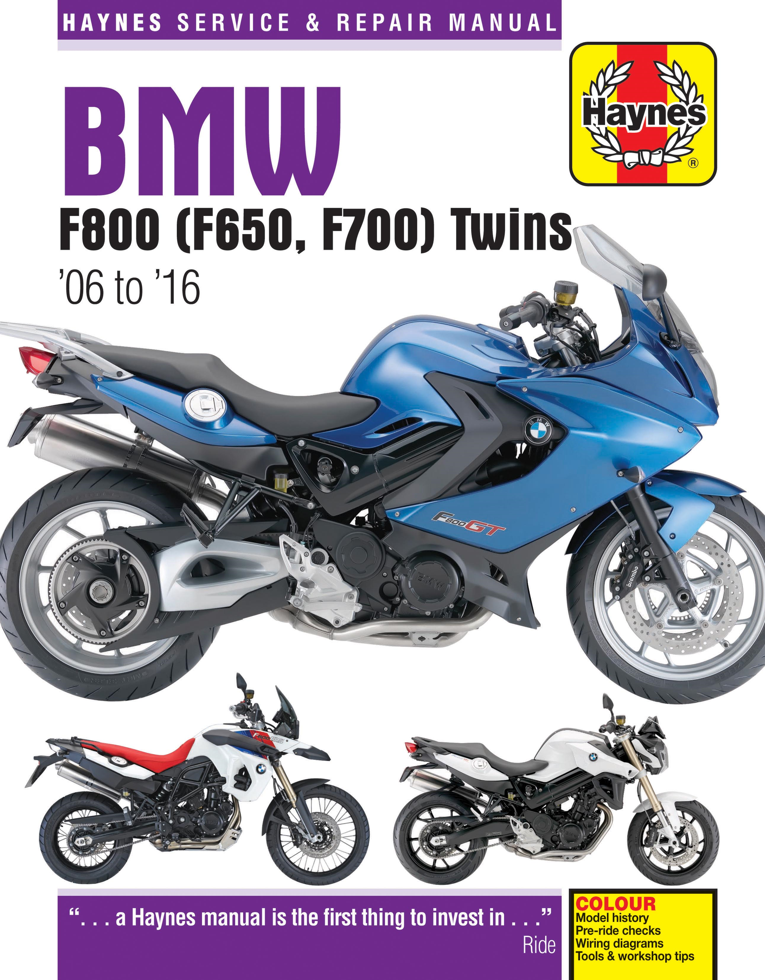 Motorcycle Repair Manual — BMW