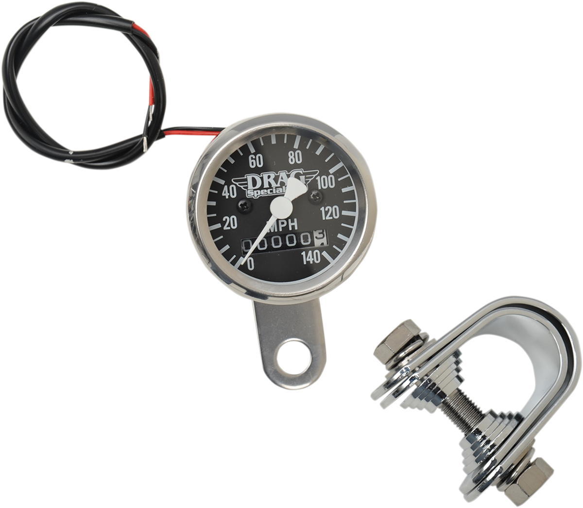 1-7/8" 140 MPH Mini Mechanical Speedometer