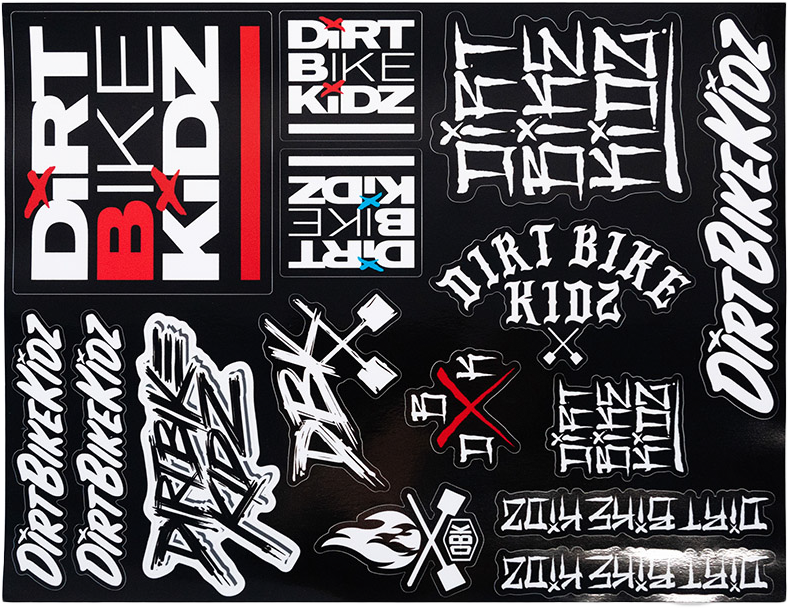SLAP PACK STICKER SHEET 8.5"X11"