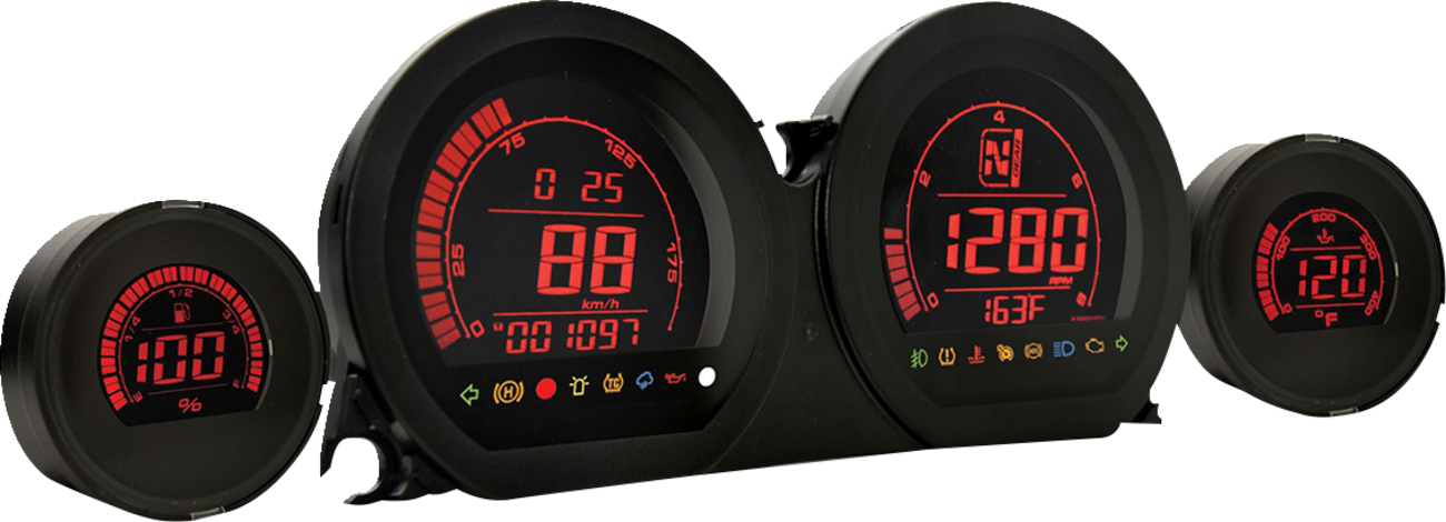 HD-03 - Four-Piece LCD Gauge Kit