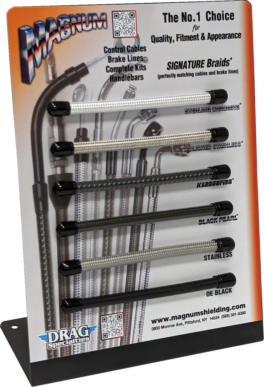 DISPLAY MAGNUM SHIELDING BRAIDS