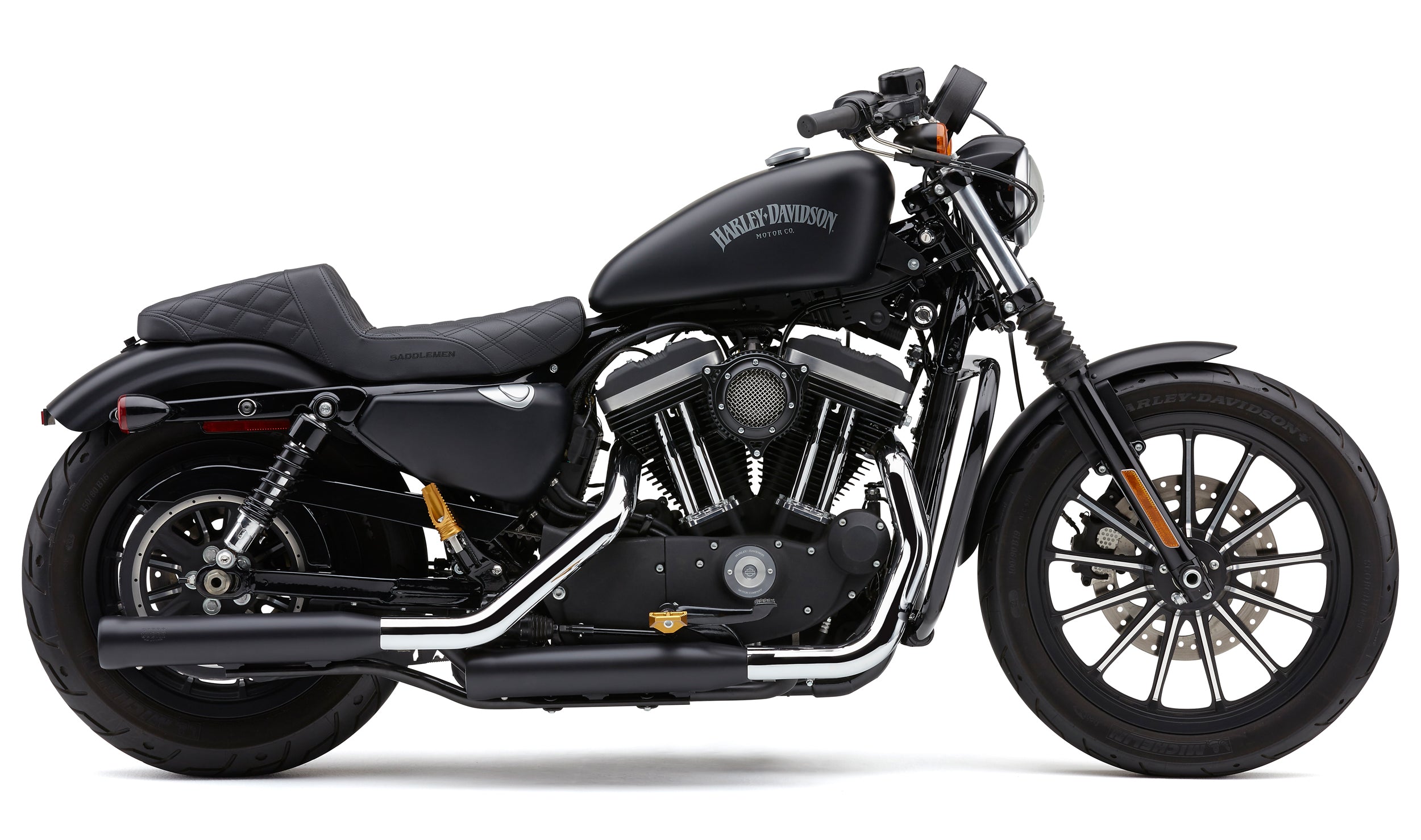 3" NH SERIES SLIP-ONS CHROME SPORTSTER 04-13