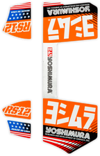 RS-12 Muffler Decals