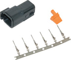 Deutsch DTM Receptacle W/Stamped Terminals and Wedgelock