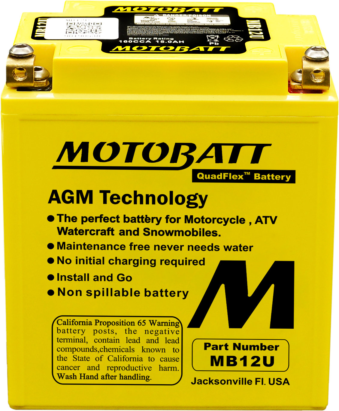 MotoBatt Quadflex AGM Batteries