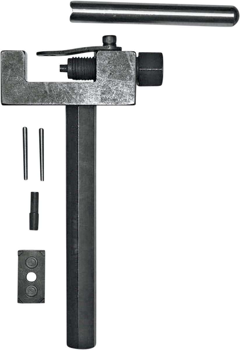 Compact Chain Assembly and Rivet Tool