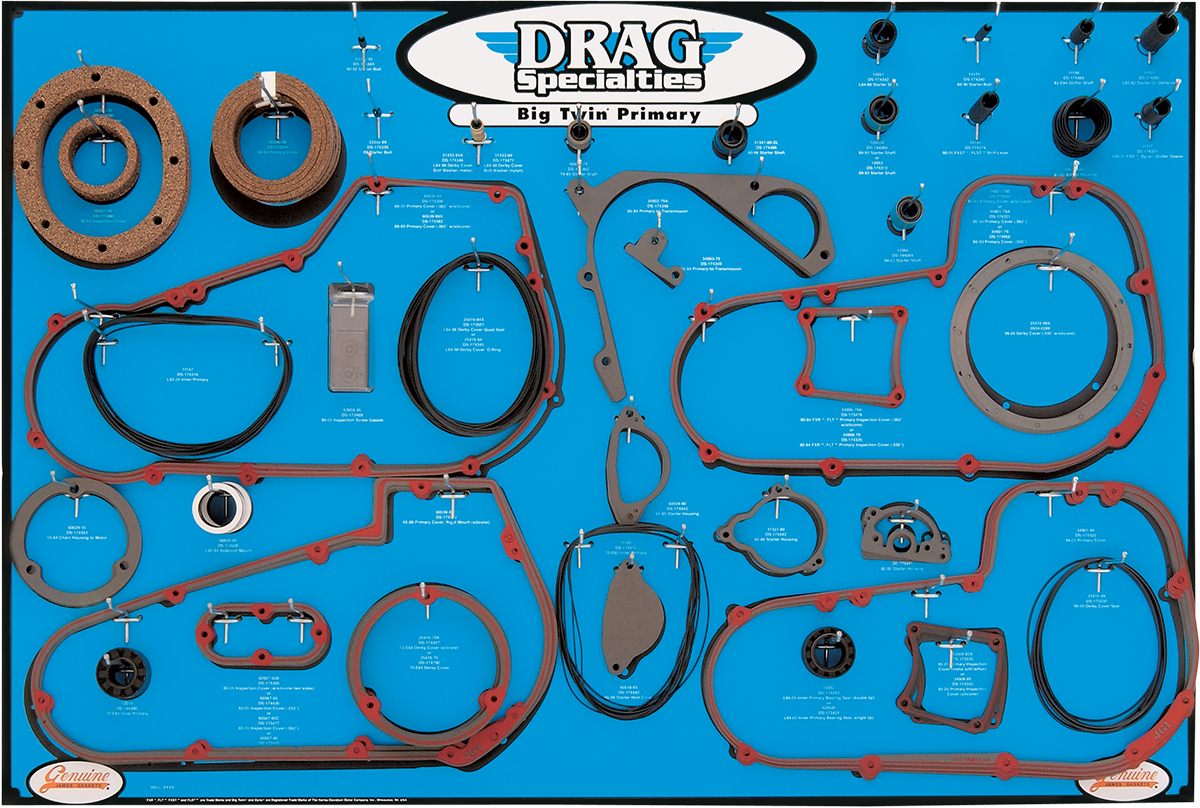 Twin Cam Gasket, Seal, and O-Ring Display