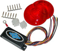 Run, Brake & Turn Signal Modules with Equalizer & Red Lens Kit