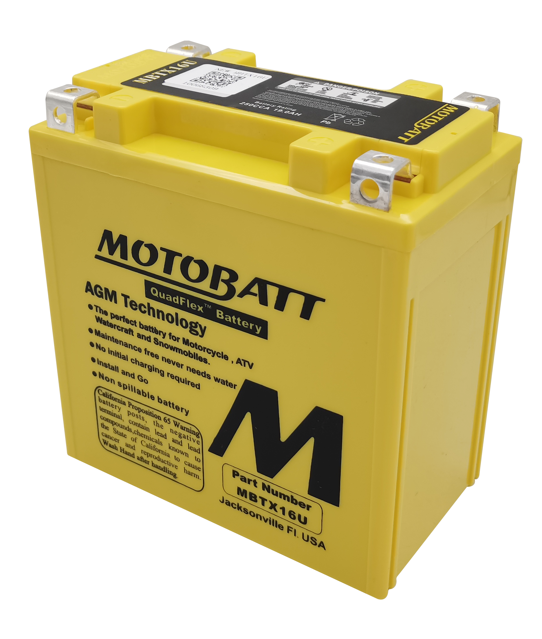 MotoBatt Quadflex AGM Batteries