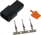 Deutsch DTM Receptacle W/Stamped Terminals and Wedgelock