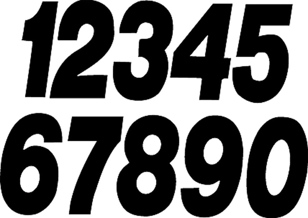 Pro Digit Competition Stick-on Numbers