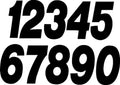Super X Competition Stick-on Numbers