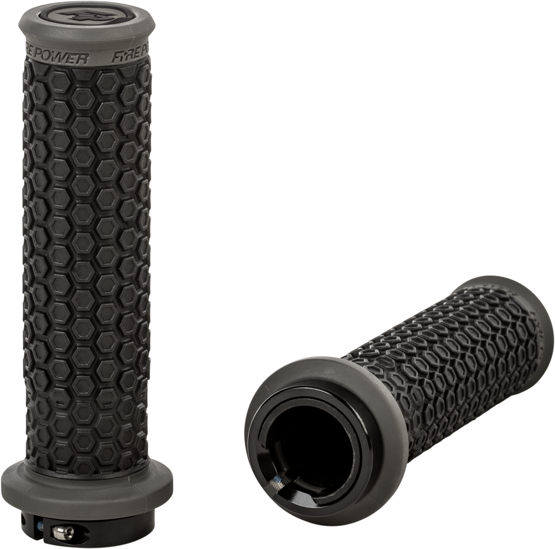 PILOT ATV LOCK-ON GRIPS BLACK/GRAY