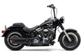 3" NH SERIES SLIP-ONS BLACK FAT BOY/DCE 07-17