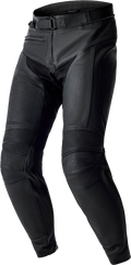 T2 D3O LEATHER PANTS BLACK SM