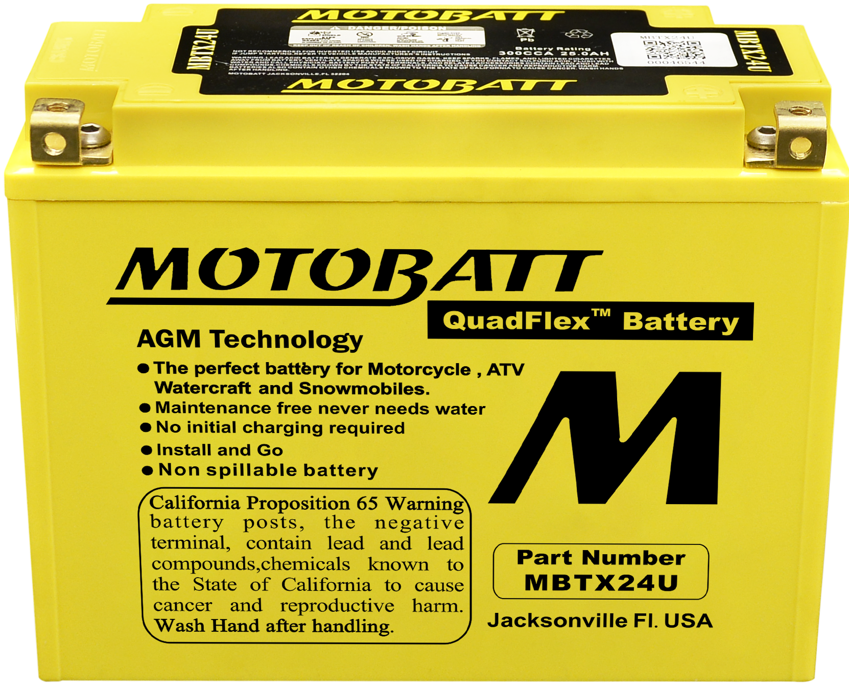 MotoBatt Quadflex AGM Batteries