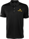 OPEN TRAIL POLO BLACK/YELLOW XL