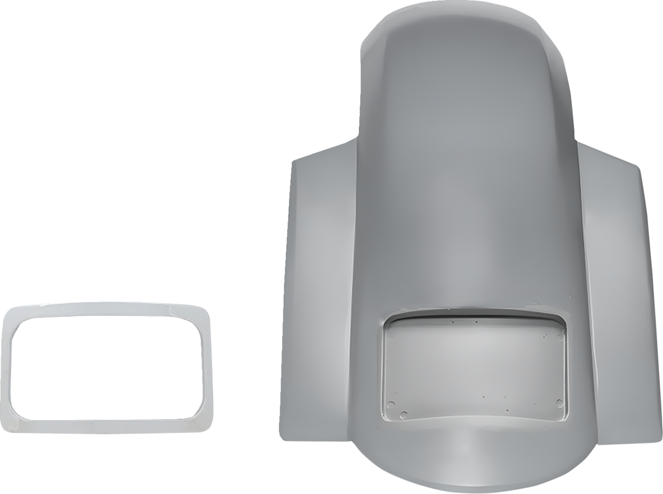 Rear Short Sport Fender and Plate Frame
