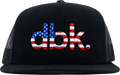BASICS FLAG 2FIFTY BLACK TRUCKER HAT