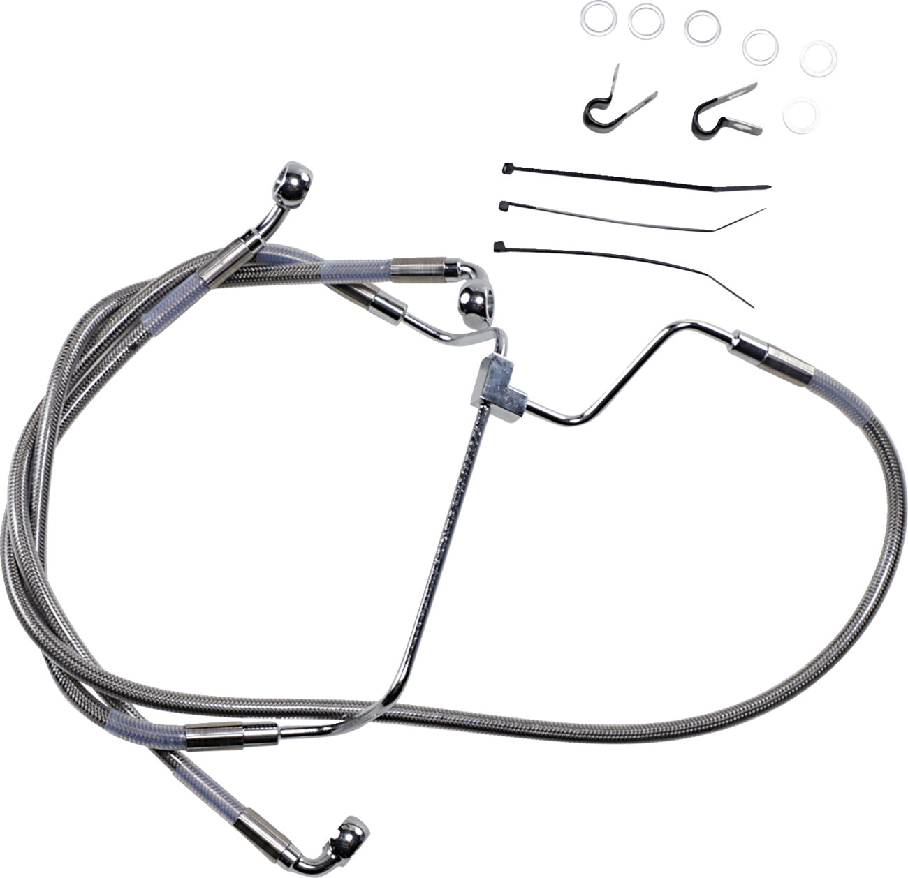 Extended Length Stainless Steel Brake Line Kit